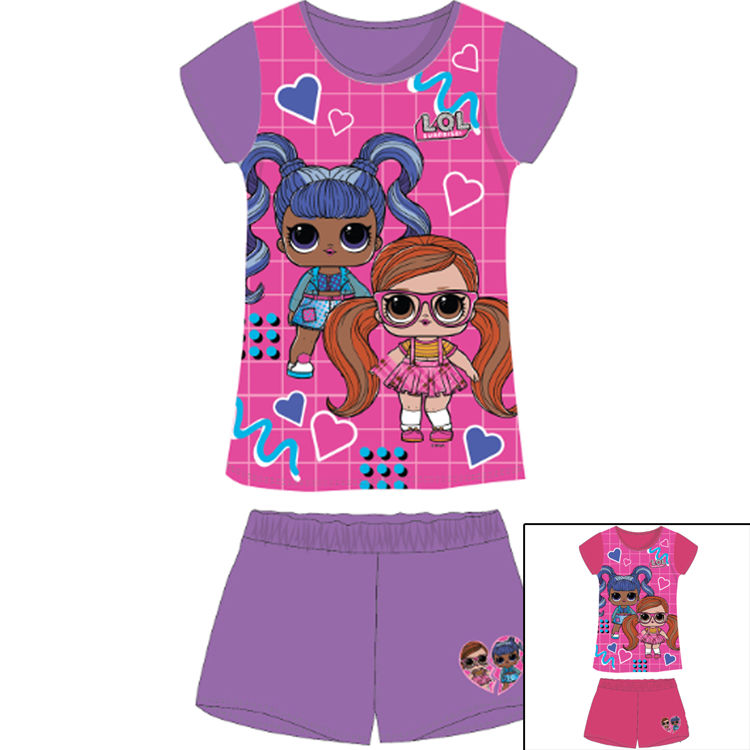 Picture of LOL210583- COTTOL LOL PYJAMA SHORT SLEEVE AND SHORTS